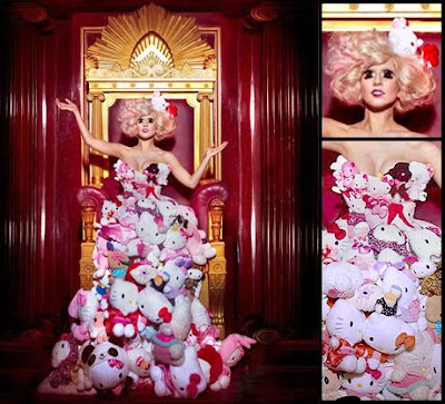Hello Kitty Plush Doll Gown