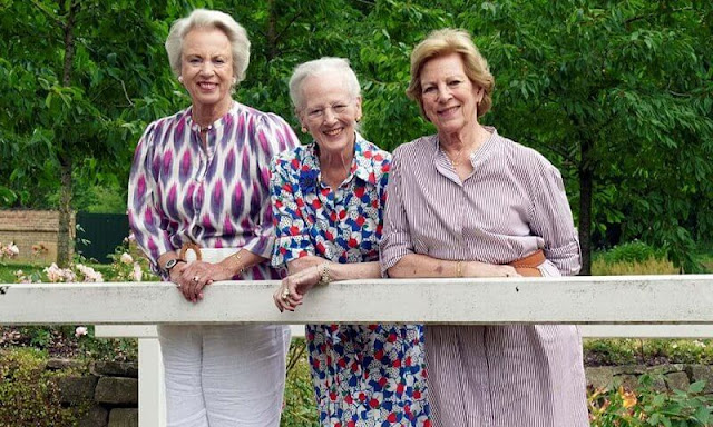 Crown Princess Mary, Princess Marie, Queen Margrethe, rincess Benedikte and Queen Anne-Marie