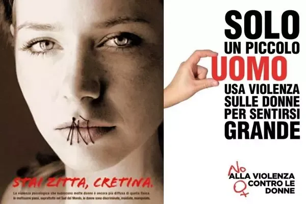 Slogan contro la Violenza sulle Donne