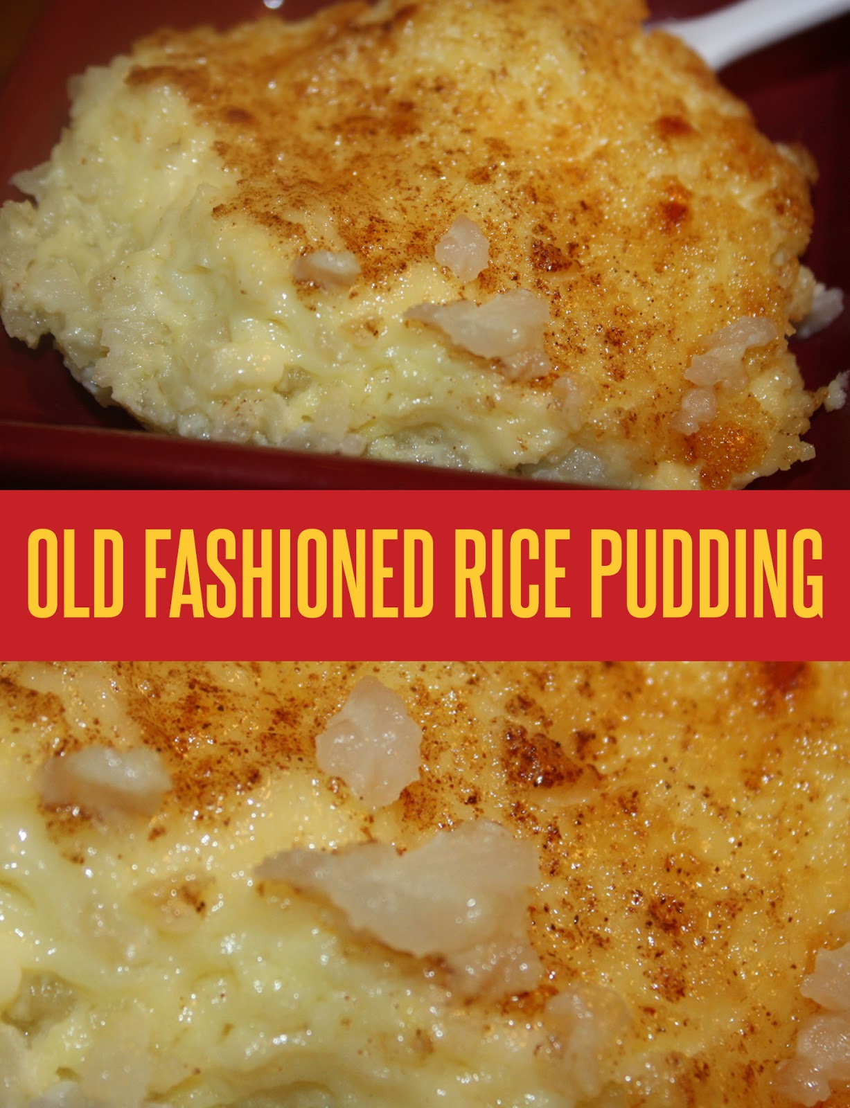 OLD FASHIONED RICE PUDDING