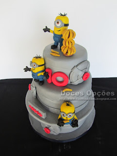 bolo aniversário minions susana doces opções