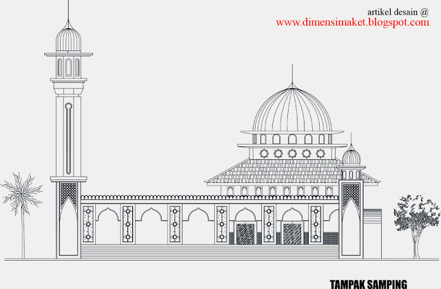 desain masjid minimalis terbaru
