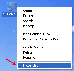 Properties My Computer - Image by MeNDHo.com