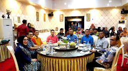 Pj Bupati Erisman Yahya Gelar Ramah Tamah dan Makan Malam Bersama Komandan Korem 031 Wirabima