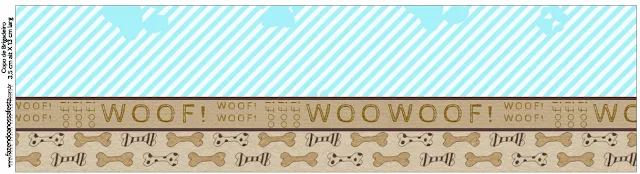 Puppy Footprints: Free Printable Candy Bar Labels.