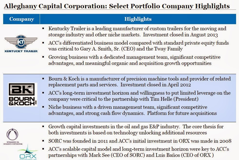 The Brooklyn Investor: Alleghany Corp Investor Day