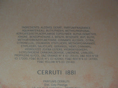 Cerruti 1881 Pour Femme toaletná voda pre ženy zloženie