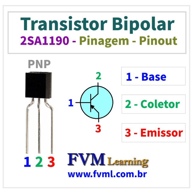 Datasheet-Pinagem-Pinout-transistor-pnp-2SA1190-Características-Substituição-fvml