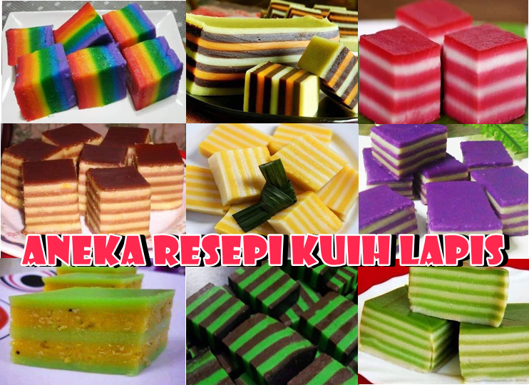 Resepi Kuih Lapis Kukus Sedap