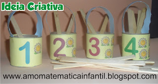 Jogos com material reciclável para trabalhar matemática infantil