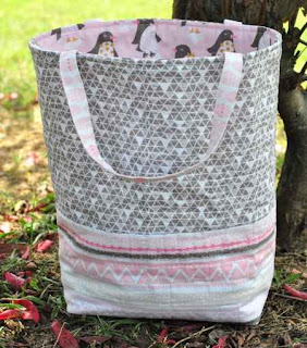 DIY Quilted Tote Bag 