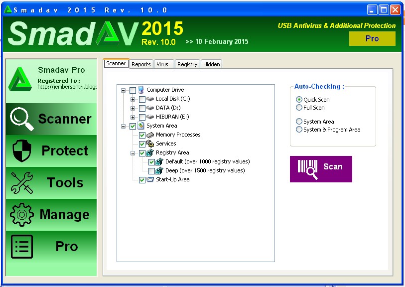 Smadav Pro Rev 10.0.0 Full Serial Number Key Terbaru 2015