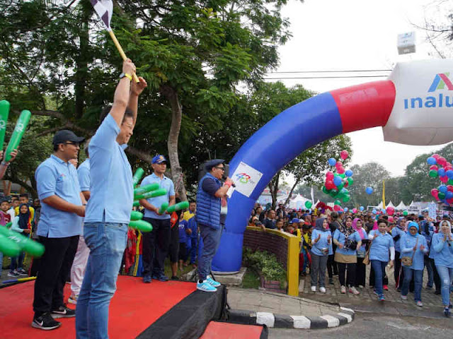 Rayakan HUT ke 43, Inalum Gelar Jalan Santai 5 km dan Panggung Hiburan