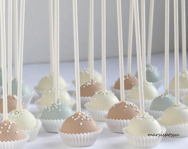 suklaa cake pops