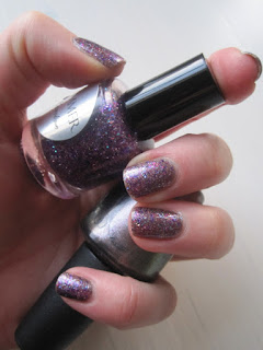 OPI the world is not enough and Shimmer Caroline