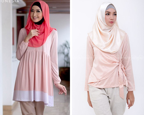 model baju atasan muslim