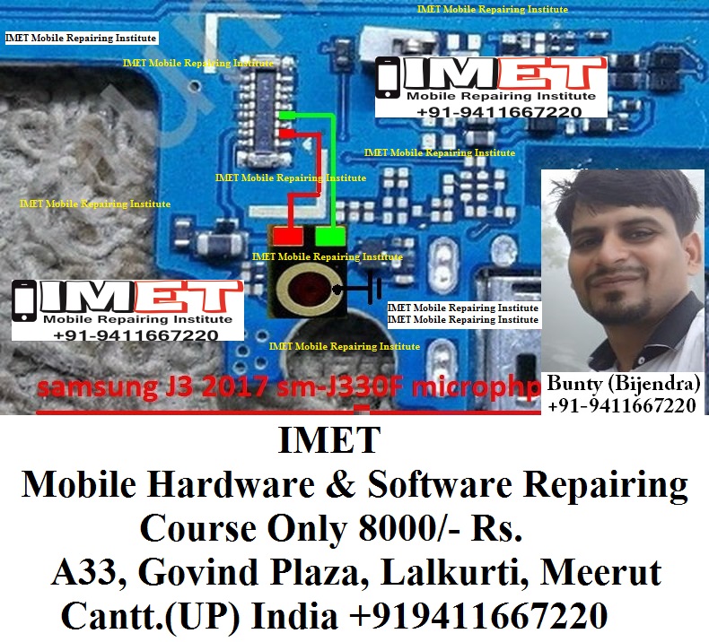 Samsung Galaxy J3 J330f Mic Problem Solution Jumper Ways Imet Mobile Repairing Institute Imet Mobile Repairing Course