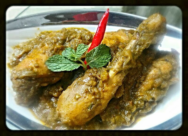 Green Chicken,indian,coriander chicken,mint,pudina chicken