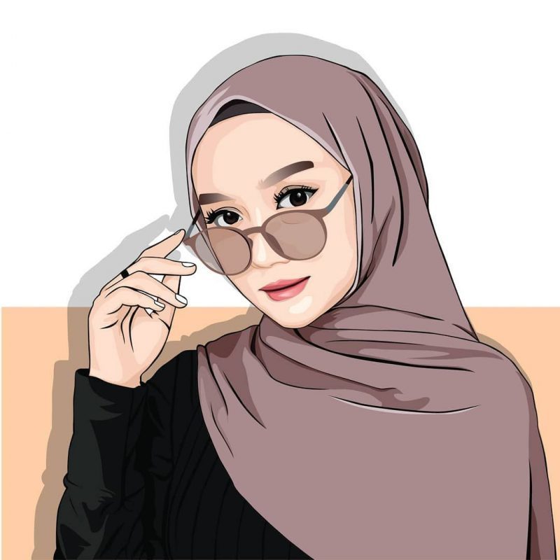 Foto Animasi Muslimah Tomboy / Anime Hijab Youtube ...