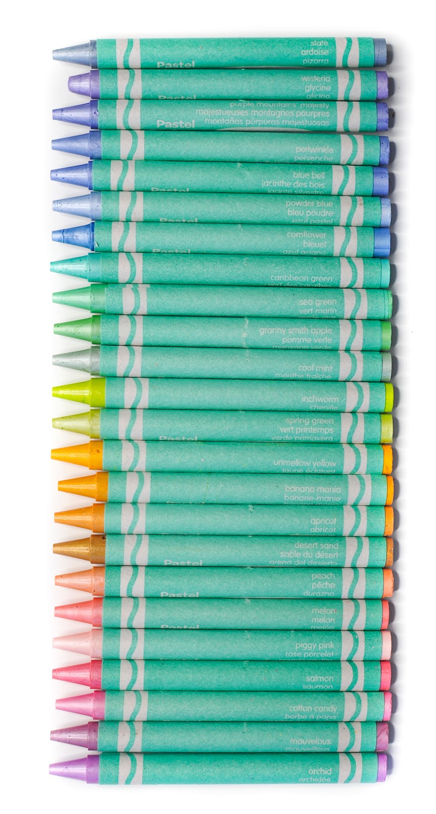 Crayons Couleurs 12/24 Pcs Trino Bicolores Pastel Techno 5847 - imychic