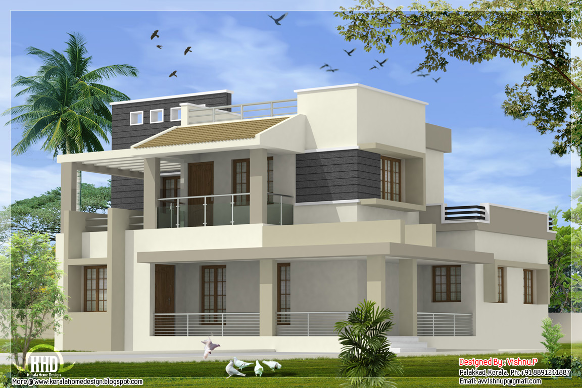 Modern contemporary 4 bedroom villa in 2170 sq.feet