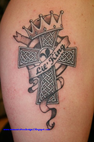 More on tribal Jesus tattoo and small cross tattoos