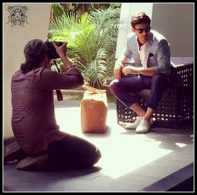 Fawad Khan Photoshoot BTS by Abdullah Haris for Republic of Omar Farooq