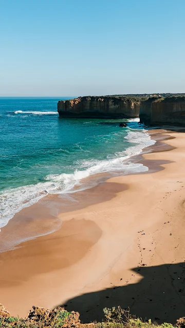 Wallpaper Beach Coast, Cliff, Sea