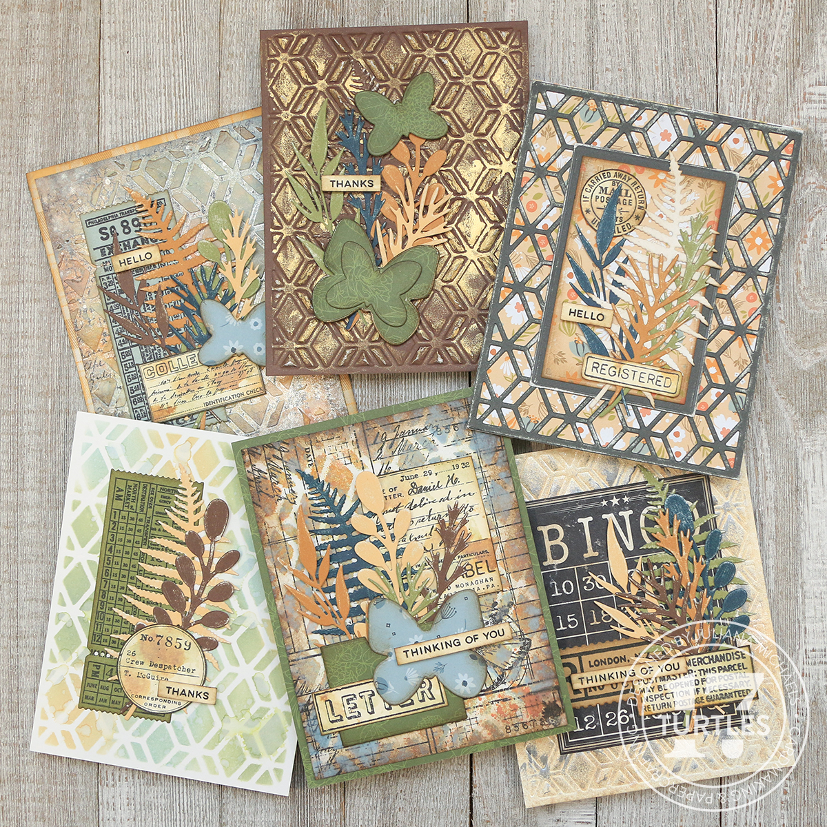 Sizzix - Textured Impressions Embossing Folders - Free Spirit Florals Set