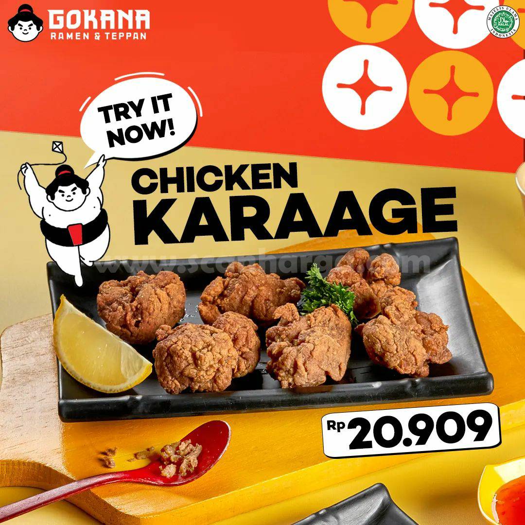 GOKANA Side Dish Chicken Karaage harga Spesial hanya Rp 20.909
