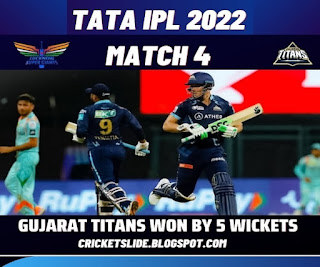 GT VS LSG TATA IPL 2022