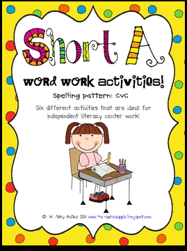 Abby's Word Work packets-I haven't bought this one yet,