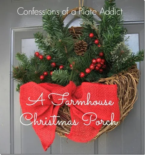 CONFESSIONS OF A PLATE ADDICT A Farmhouse Christmas Porch CONFESSIONS OF A PLATE ADDICT A Farmhouse Christmas Porch
