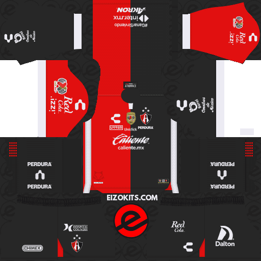 Kit Dream League Soccer 2023 Atlas FC DLS Kits 2023-2024 Charly (Home)