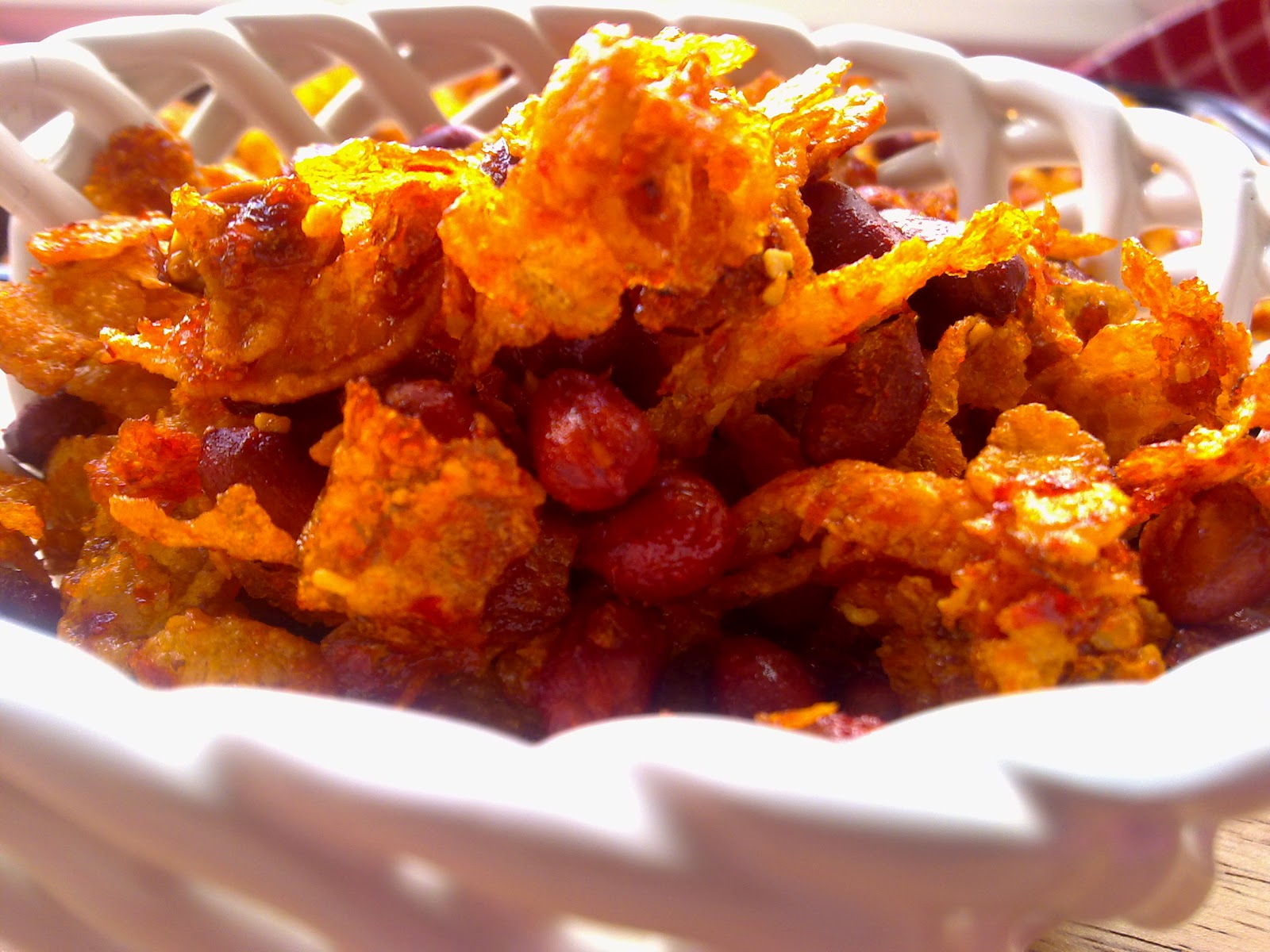 Dapur Berasap: Cornflakes Madu Pedas