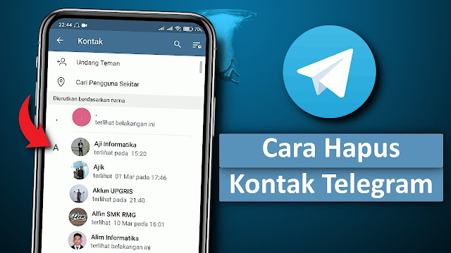 Cara Menghilangkan Kontak Di Telegram Via Andorid dan IOS Dengan Mudah Dan Cepat