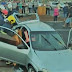 Carro com placas de São João do Ivaí se envolve em acidente com 3 veículos