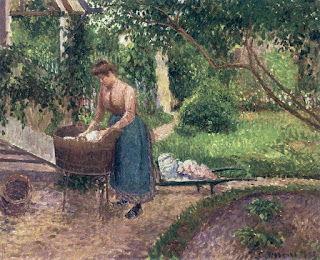 Laundress at Eragny, 1899