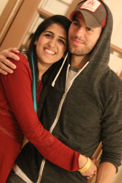 Enrique Iglesias with Annie Munjaal