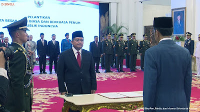 Presiden Jokowi Lantik Sulaiman Sebagai Dubes LBBP RI untuk Argentina