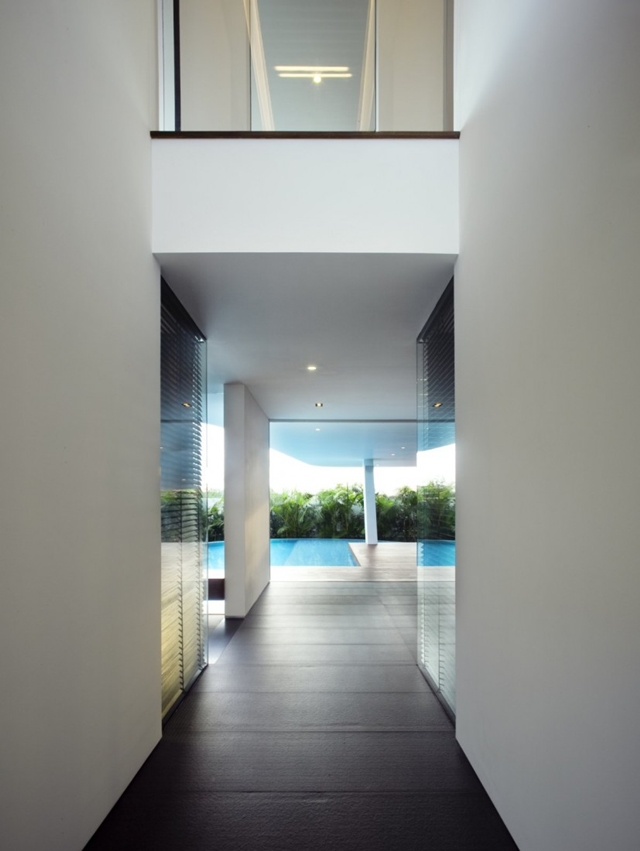 Picture of narrow hallway in the house