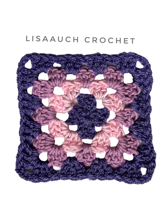 how to crochet a granny square bandana headscarf