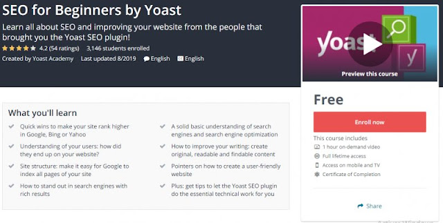 [100% Free] SEO for Beginners by Yoast