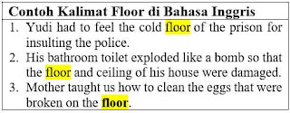 22 Contoh kalimat floor di Bahasa Inggris dan Pengertiannya