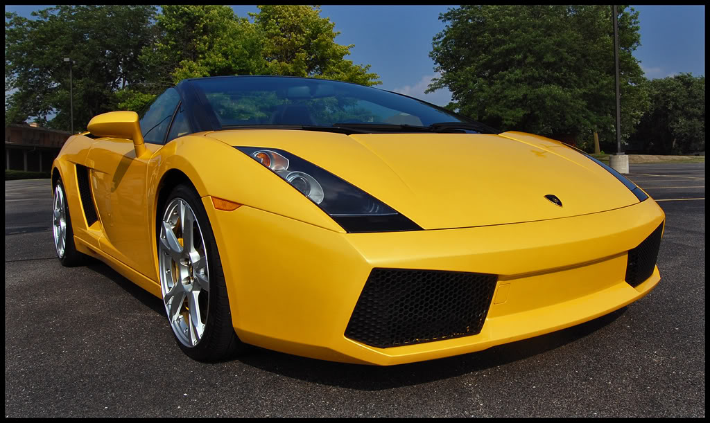 lamborghini gallardo spyder yellow