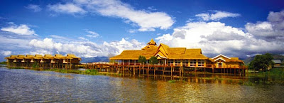 Golden Island Cottages on Inle Lake it's a great location