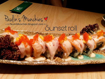 Paulin's Munchies - Sushi Tei at JEM - Sunset roll