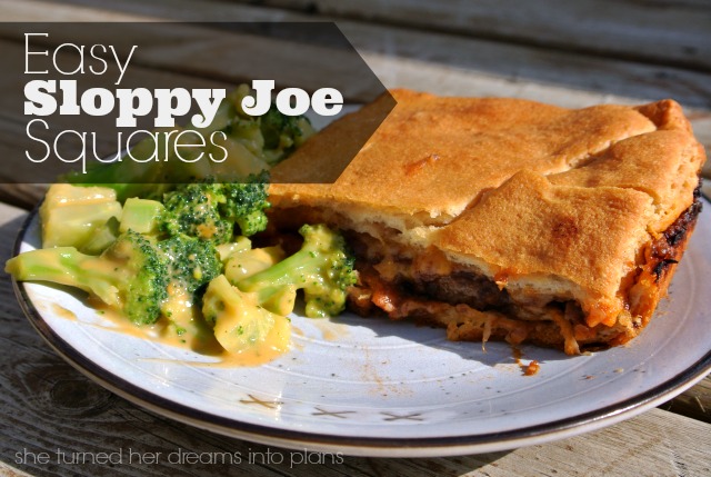 Easy Sloppy Joe Squares