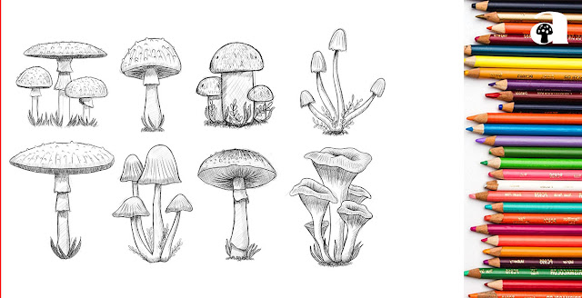 mushroom drawing_1