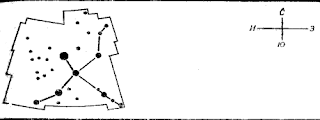 Карта на съзвездието Лебед | Cygnus